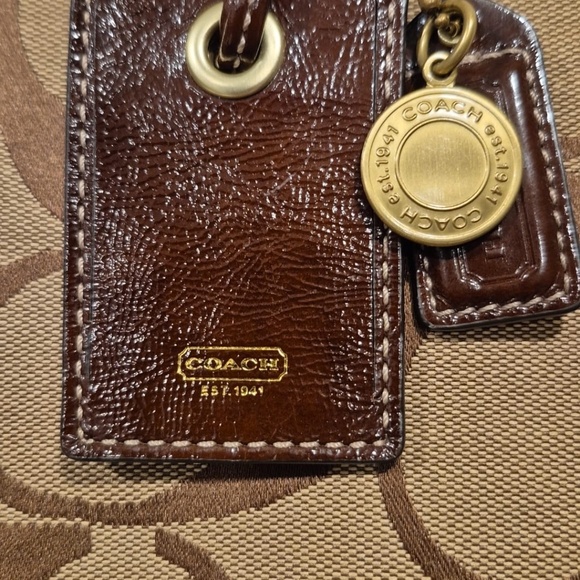 COACH Monogram Canvas Tote Bag - Picture 4 of 6